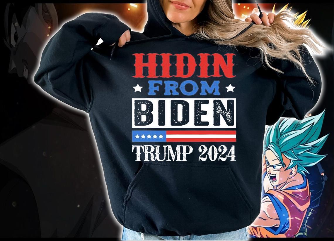 Hidin From Biden Trump 2024 Vintage T-Shirt t-shirt hoodie