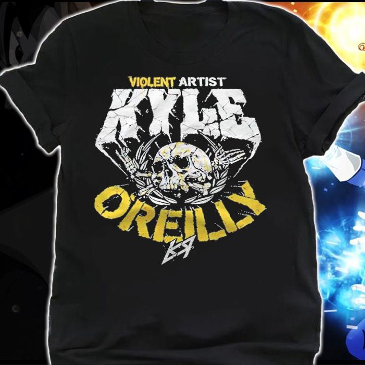 Kyle O'Reilly Violent Artist skull T-shirt t-shirt shirt