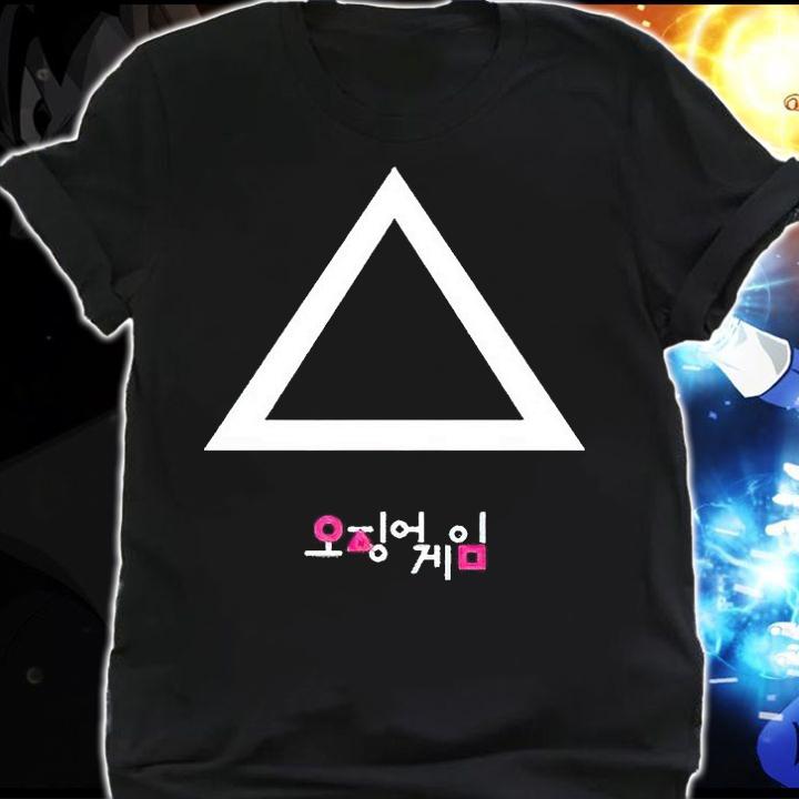 Squid Game icons triangle T-shirt t-shirt shirt