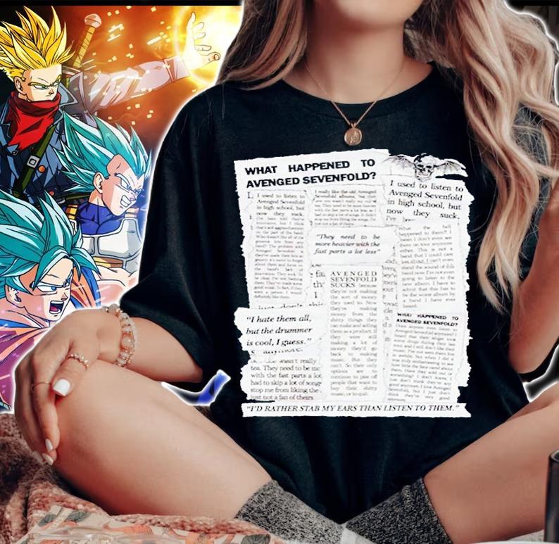 What Happened To Avenged Sevenfold Skull T-Shirt t-shirt woman shirt