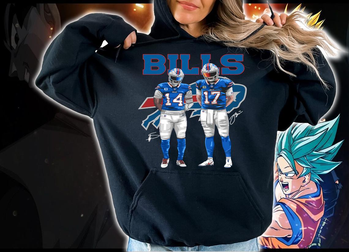 Buffalo Bills Stefon Diggs and Josh Allen Signatures t-shirt hoodie
