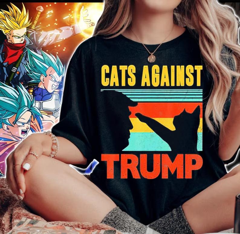 Cats Against Trump Vintage Shirt t-shirt woman shirt