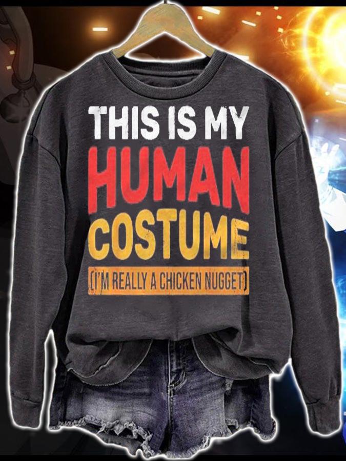 Funny Fastfood Nuggets Costume Foodie Gift Chicken Nugget Shirt t-shirt sweatshirt