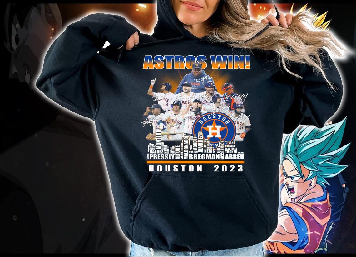 Houston Astros Win Houston 2023 Signatures t-shirt hoodie