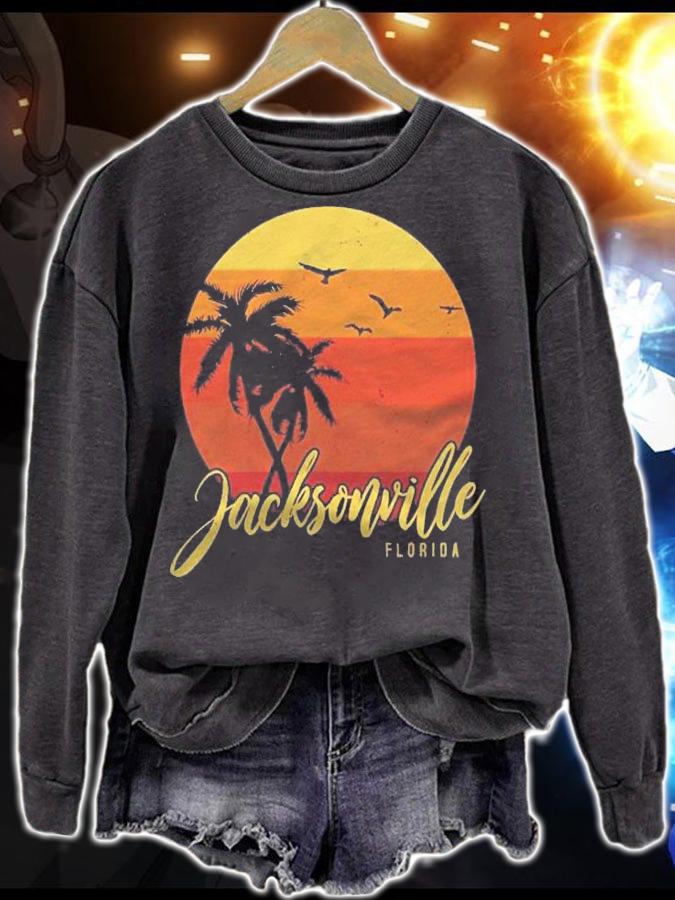 Jacksonville Florida Pullover United States Shirt t-shirt sweatshirt
