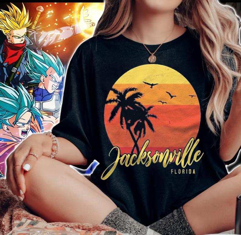 Jacksonville Florida Pullover United States Shirt t-shirt woman shirt