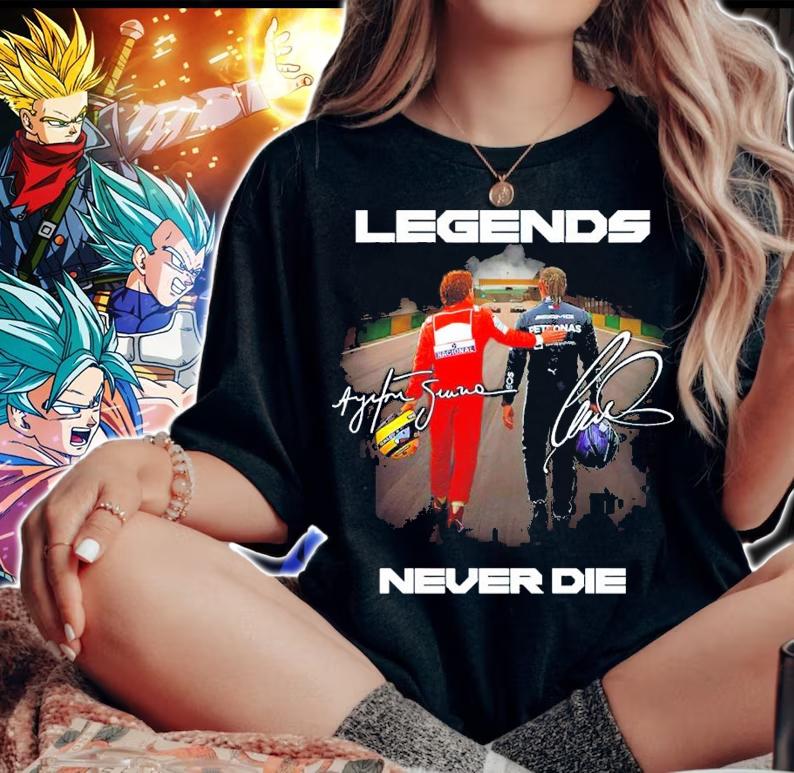 Legends Never Die signatures shirt t-shirt woman shirt