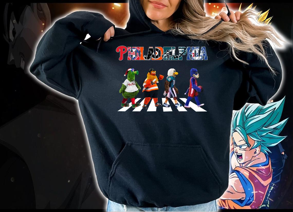 Mascot Philadelphia Sports Teams Abbey Road The Beatles t-shirt hoodie