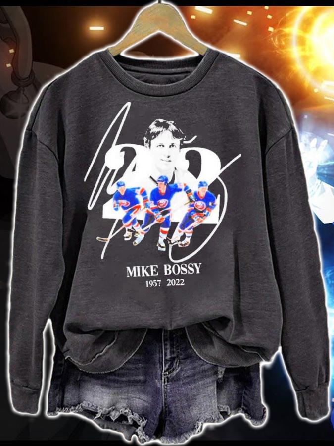 Mike Bossy Hockey Signatures RIP 1957-2022 Shirt t-shirt sweatshirt