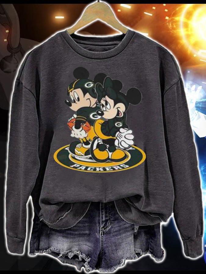 NFL Green Bay Packers Mickey Mouse And Minnie Mouse 2023 Shirt t-shirt sweatshirt