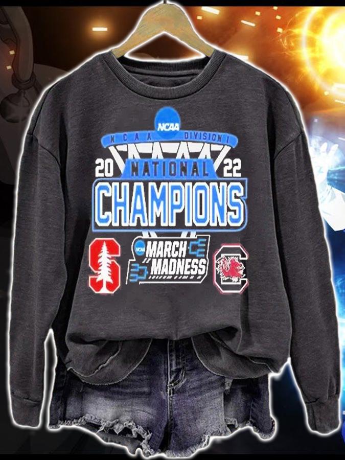 Stanford Vs South Carolina NCAA Division I March Madness The Road To National Champions 2022 T-Shirt t-shirt sweatshirt