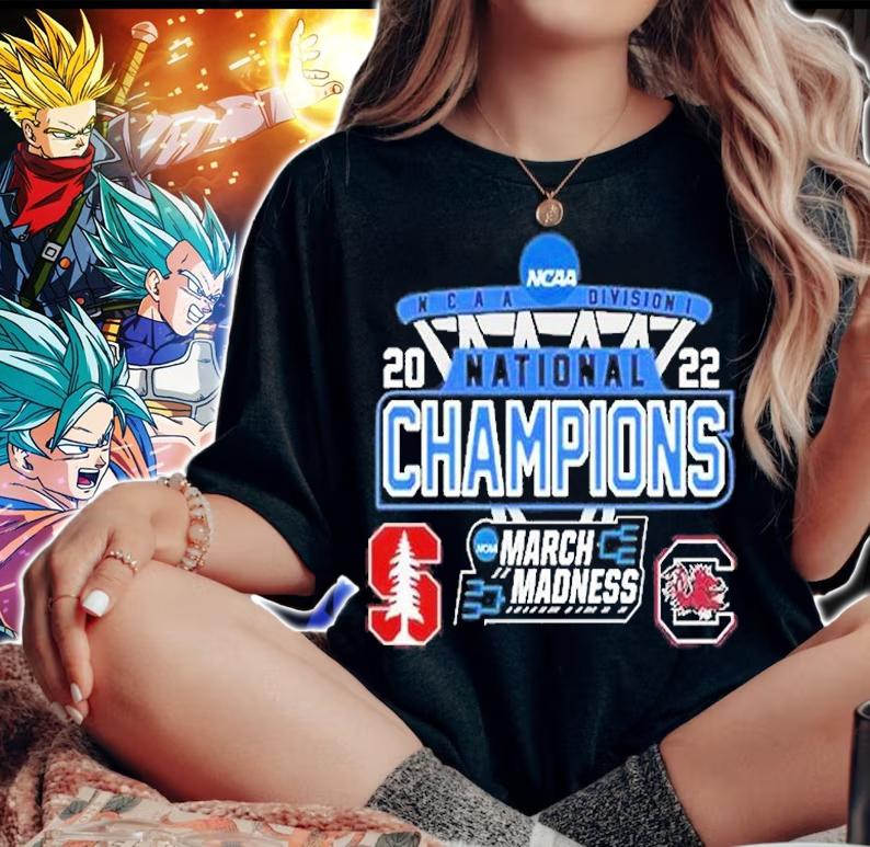 Stanford Vs South Carolina NCAA Division I March Madness The Road To National Champions 2022 T-Shirt t-shirt woman shirt