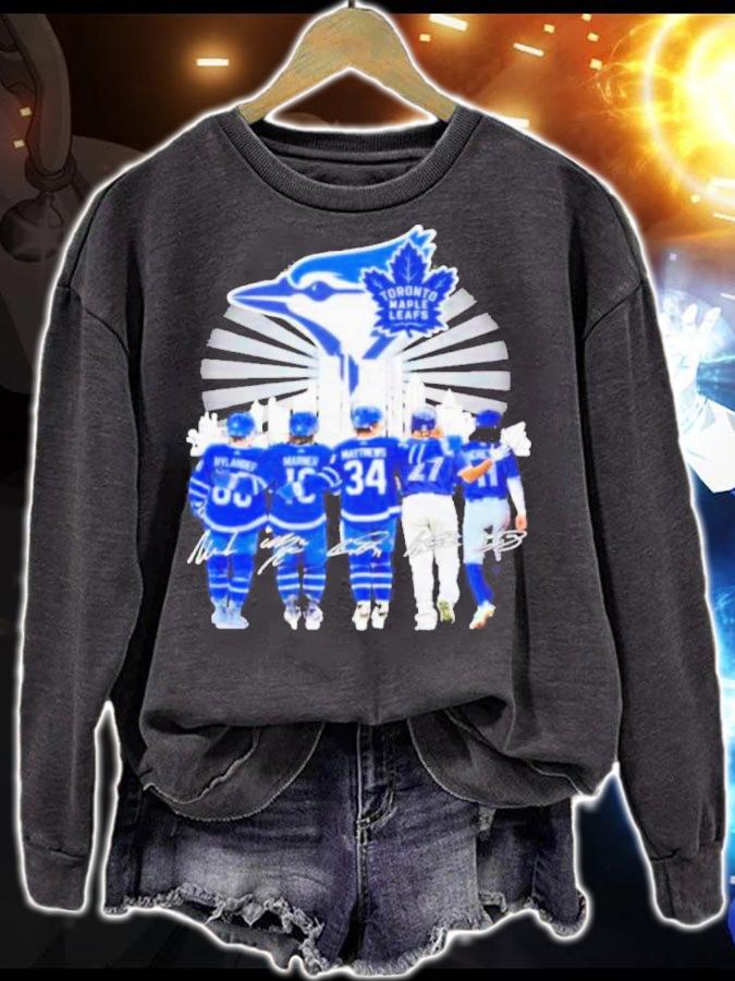 Toronto Maple Leafs Hockey Team Players Signatures Shirt t-shirt sweatshirt