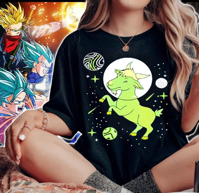 Womens Agender Goat In Space Agender Pride T-Shirt t-shirt woman shirt