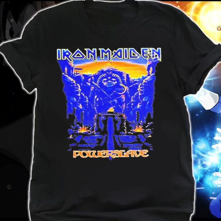 Iron Maiden Dark Ink Powerslaves T-Shirt t-shirt shirt