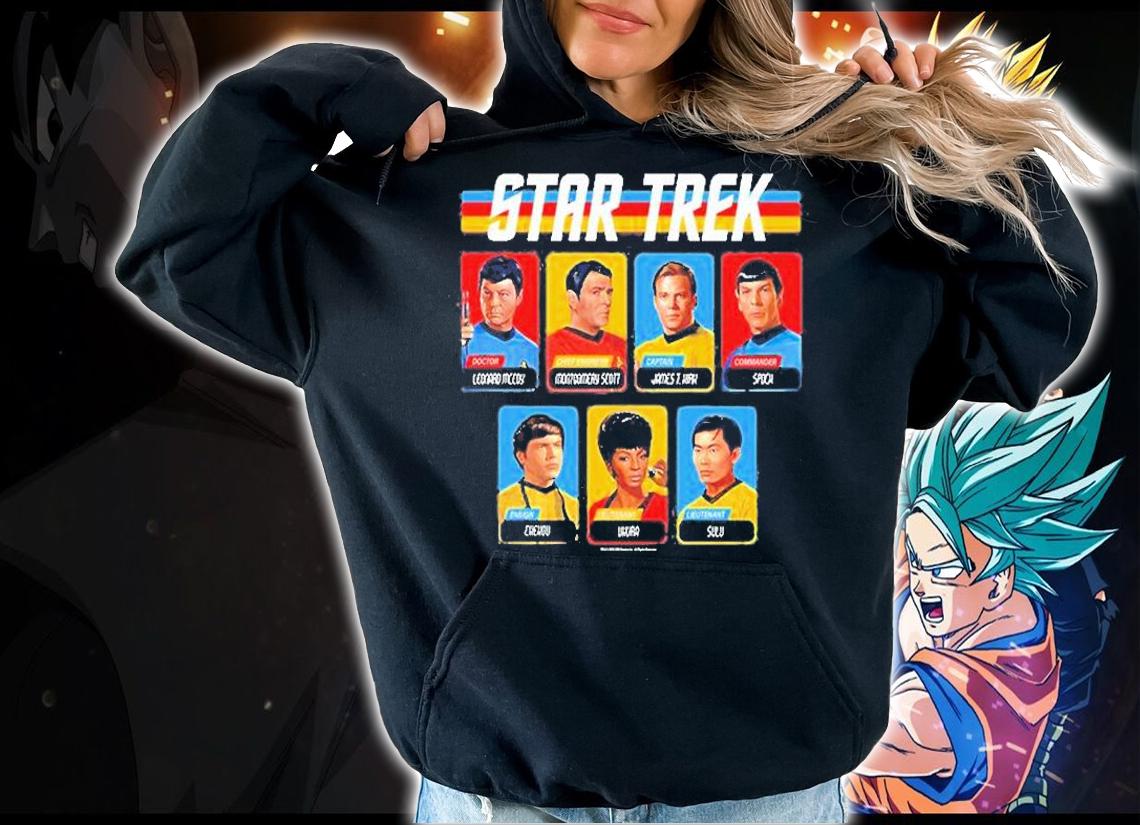 Star Trek Original Series Retro Full Color Crew Portrait Panels T-Shirt t-shirt hoodie