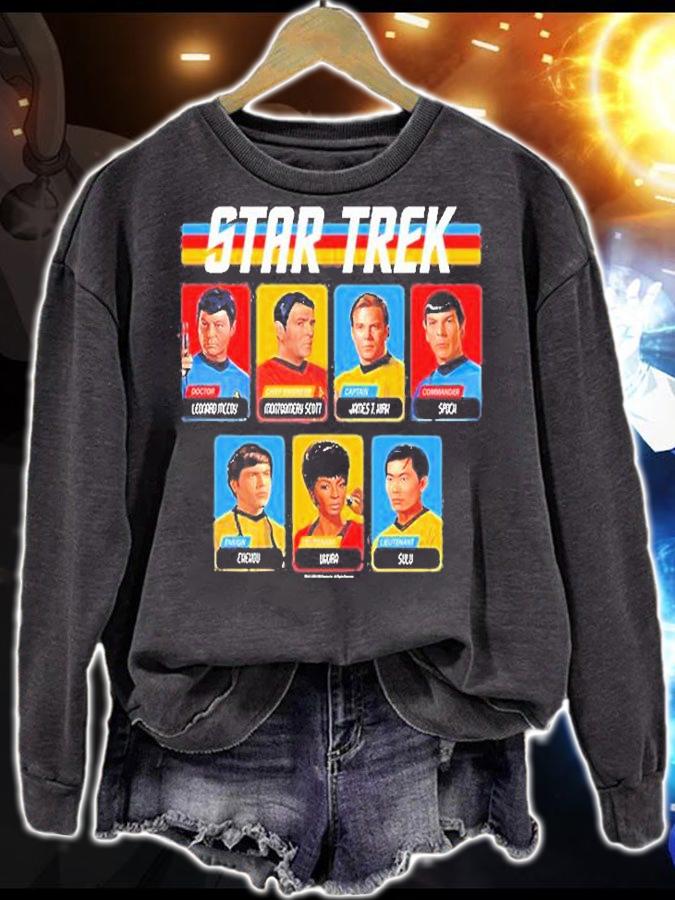 Star Trek Original Series Retro Full Color Crew Portrait Panels T-Shirt t-shirt sweatshirt