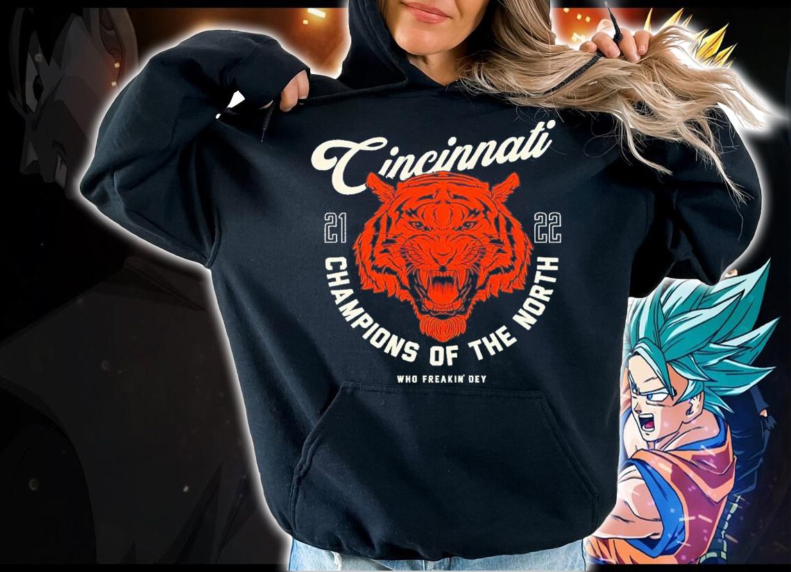 Cincinnati Bengals 2022 Champions Of The North Shirt t-shirt hoodie