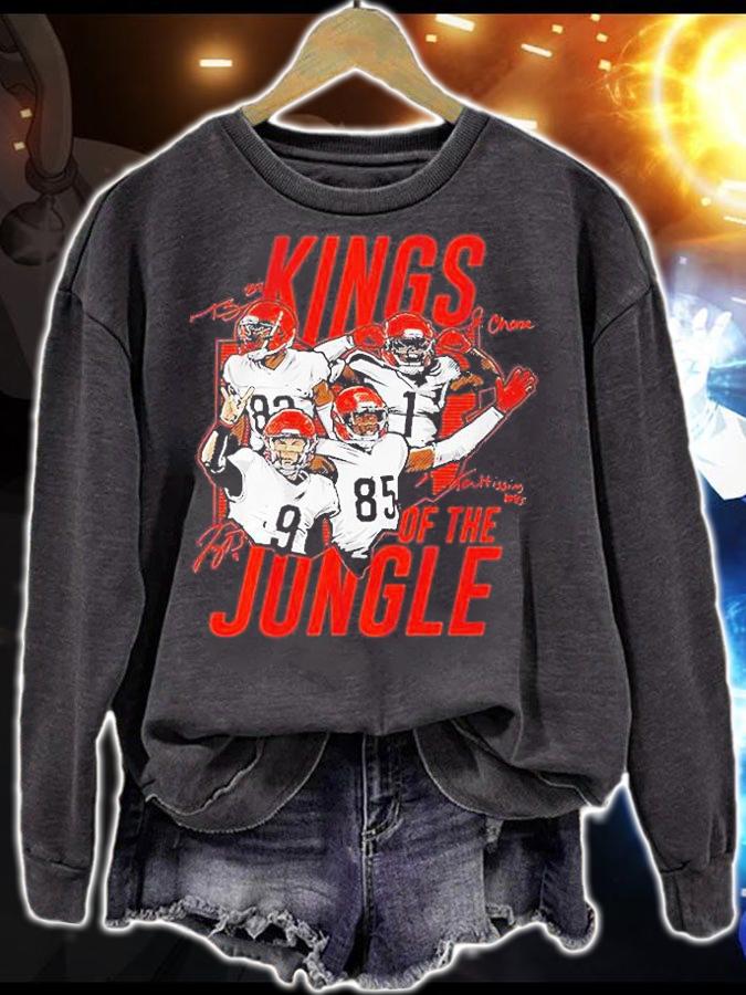 Cincinnati Jungle Kings Joe Burrow T-Shirt t-shirt sweatshirt