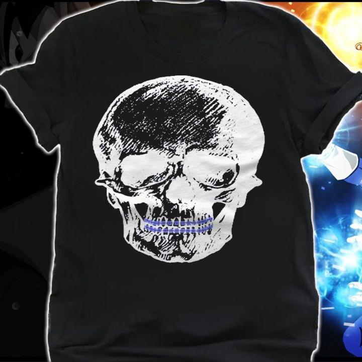 Creepy Skull With Braces Cool Halloween Dentist Shirt t-shirt shirt