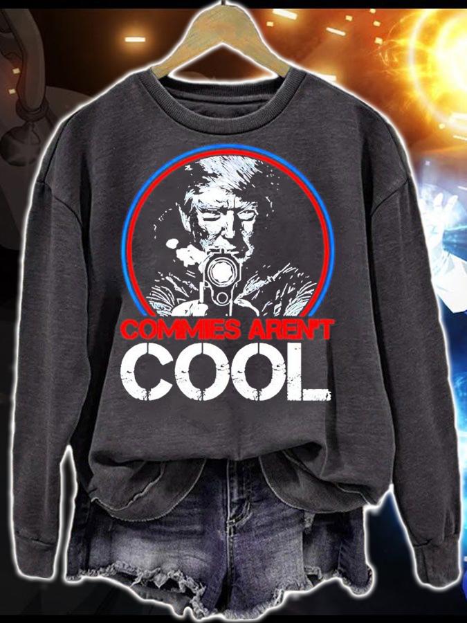Donald Trump Commies Aren't Cool Smoking Gun Shirt t-shirt sweatshirt