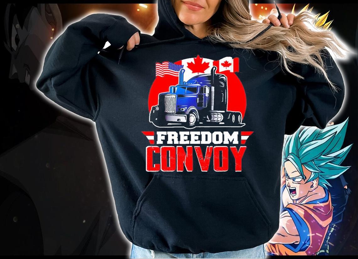 Freedom Convoy 2022 Support Truckers Mandate Freedom T-Shirt t-shirt hoodie