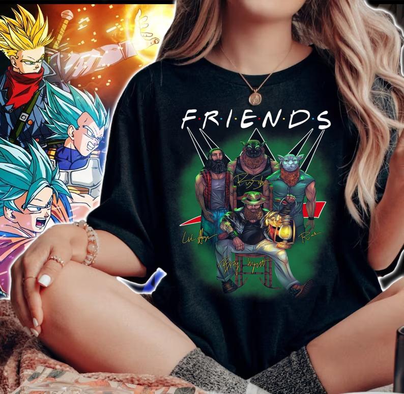 Friends The Wyatt Family WWE Signatures t-shirt woman shirt