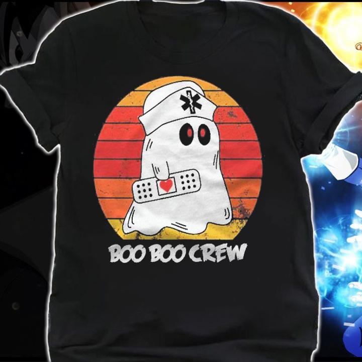 Womens Boo Boo Crew Nurse Shirt Funny Ghost Women Halloween Nurse Shirt t-shirt shirt