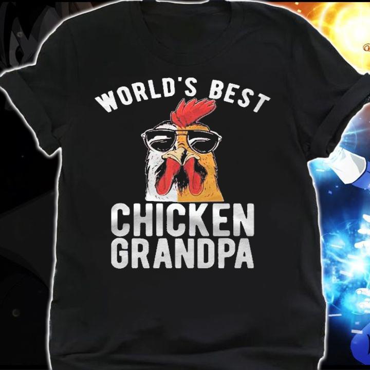 Worlds Best Chicken Grandpa Hen Chicken Lover Shirt t-shirt shirt