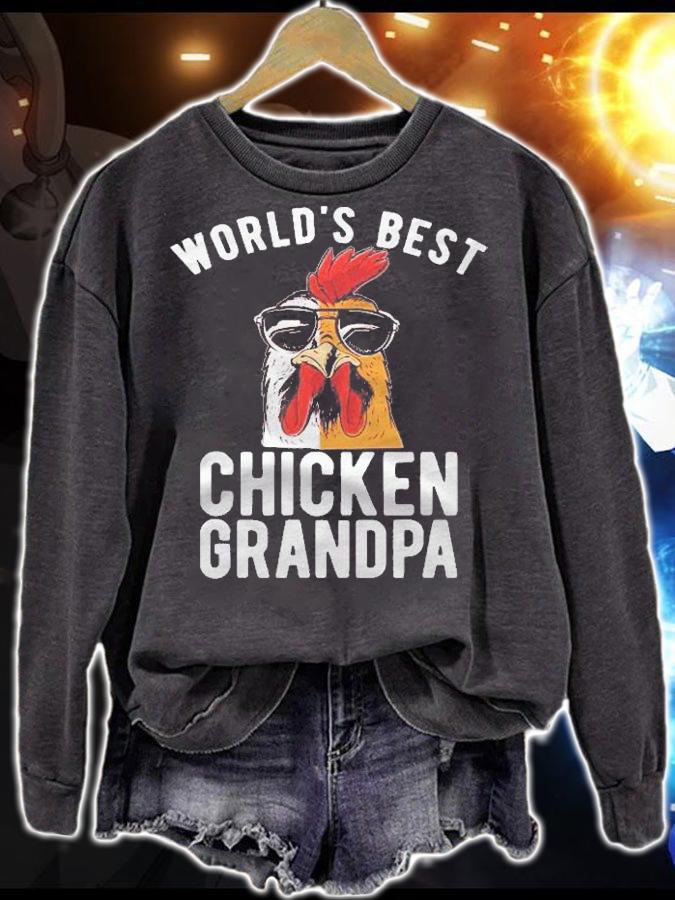 Worlds Best Chicken Grandpa Hen Chicken Lover Shirt t-shirt sweatshirt