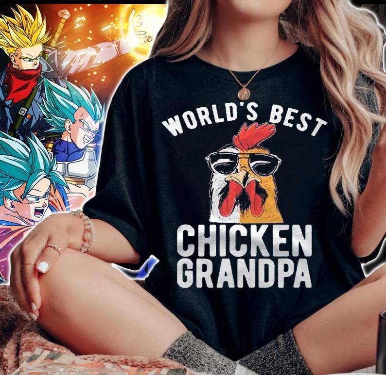 Worlds Best Chicken Grandpa Hen Chicken Lover Shirt t-shirt woman shirt