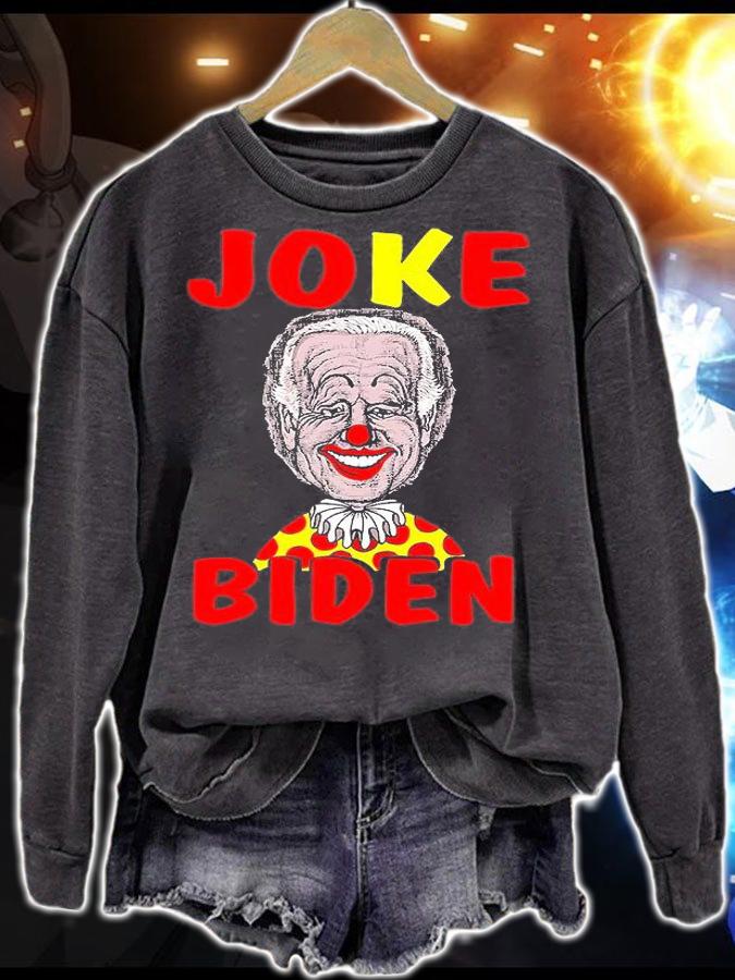 Funny Democratic Clown Joe Joke Biden Anti Biden Pro Rump T-Shirt t-shirt sweatshirt
