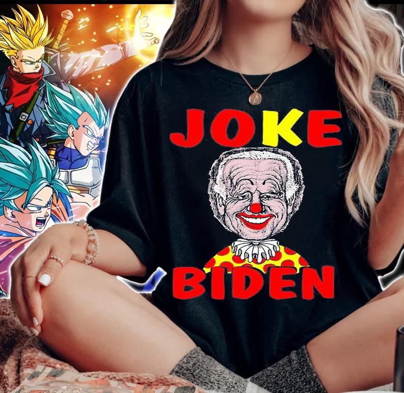 Funny Democratic Clown Joe Joke Biden Anti Biden Pro Rump T-Shirt t-shirt woman shirt