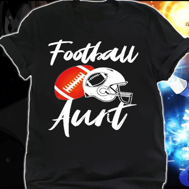 Funny Football Aunt Football T-Shirt t-shirt shirt