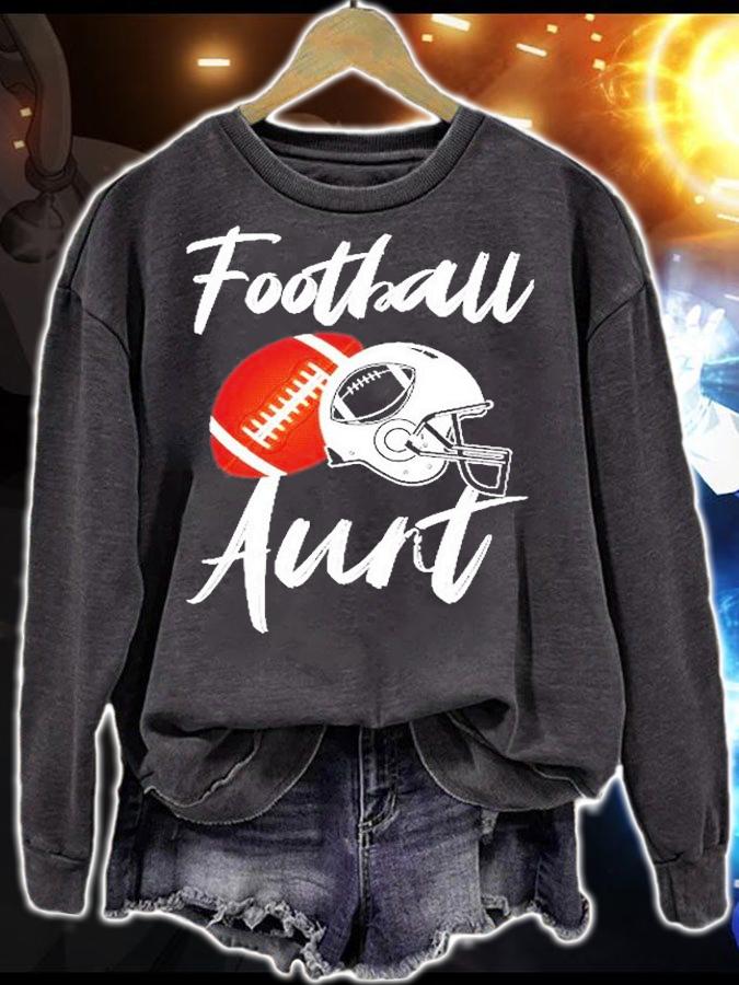 Funny Football Aunt Football T-Shirt t-shirt sweatshirt