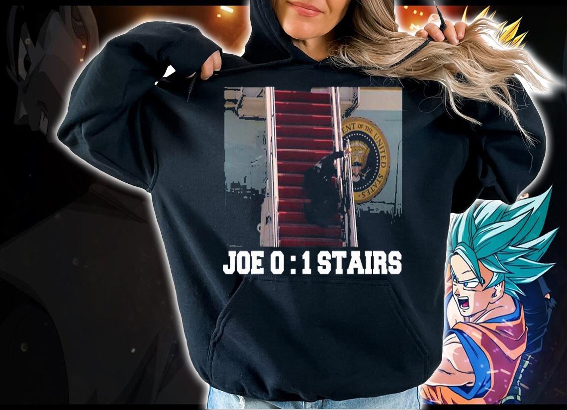 Funny Joe Biden Falling Down Stairs Anti Biden Liberal Gift T-Shirt t-shirt hoodie