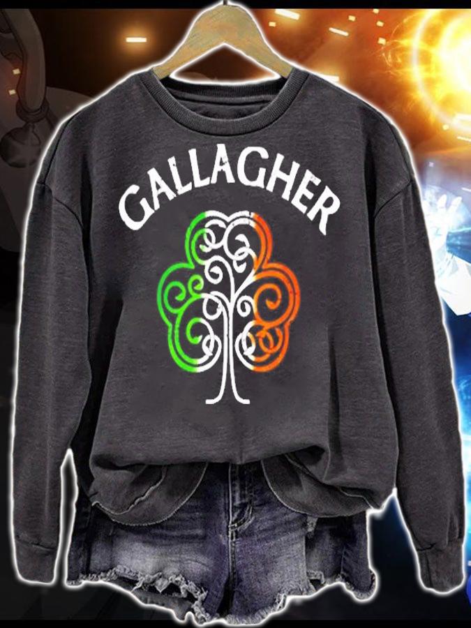Gallagher Irish Family Name Pullover T-Shirt t-shirt sweatshirt