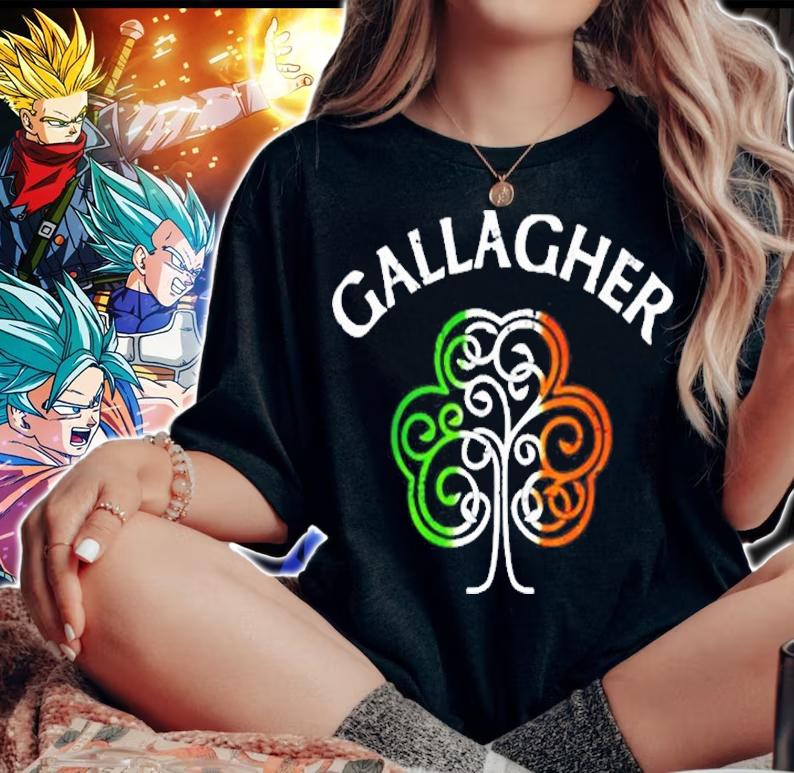Gallagher Irish Family Name Pullover T-Shirt t-shirt woman shirt