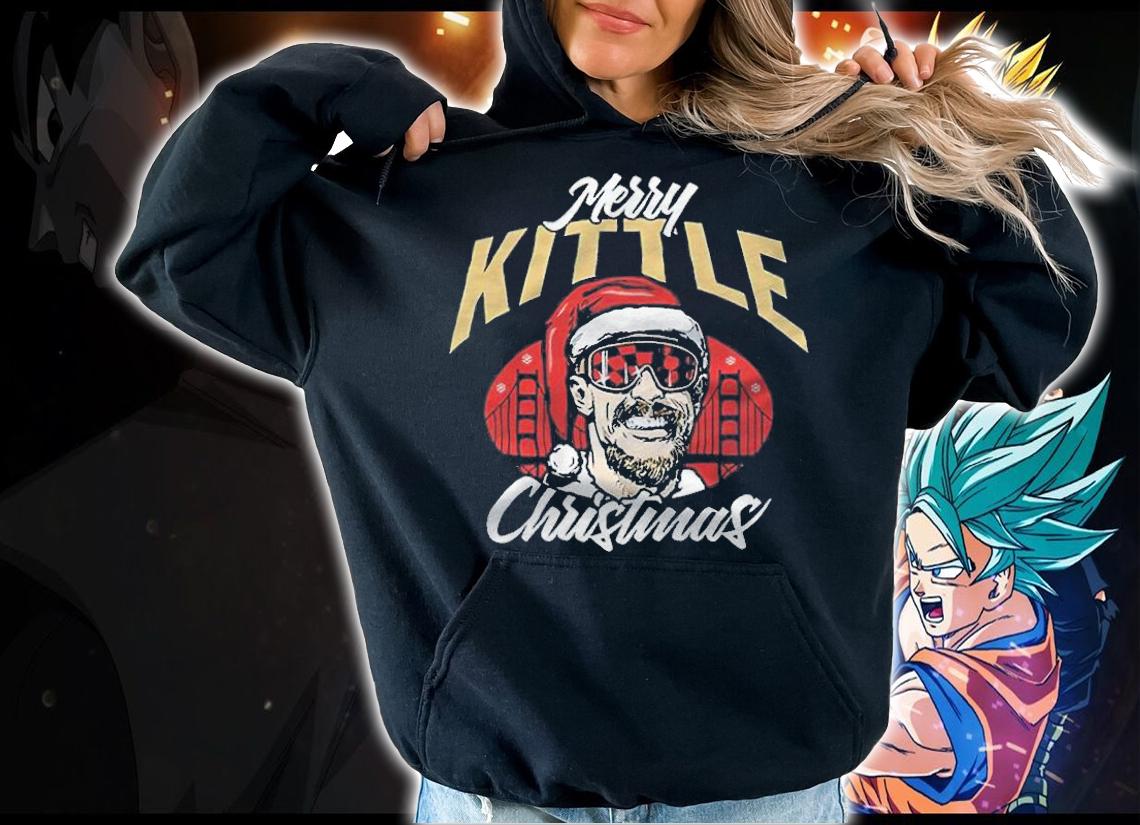 George Kittle Merry Kittle Christmas 2021 T-shirt t-shirt hoodie