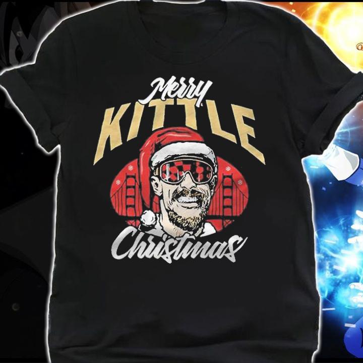 George Kittle Merry Kittle Christmas 2021 T-shirt t-shirt shirt
