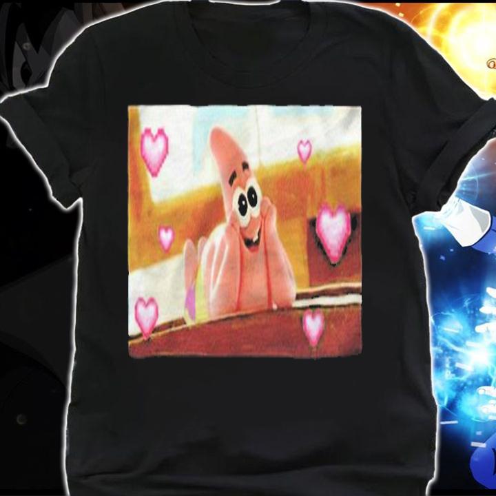 Patrick Star love gift T-shirt t-shirt shirt