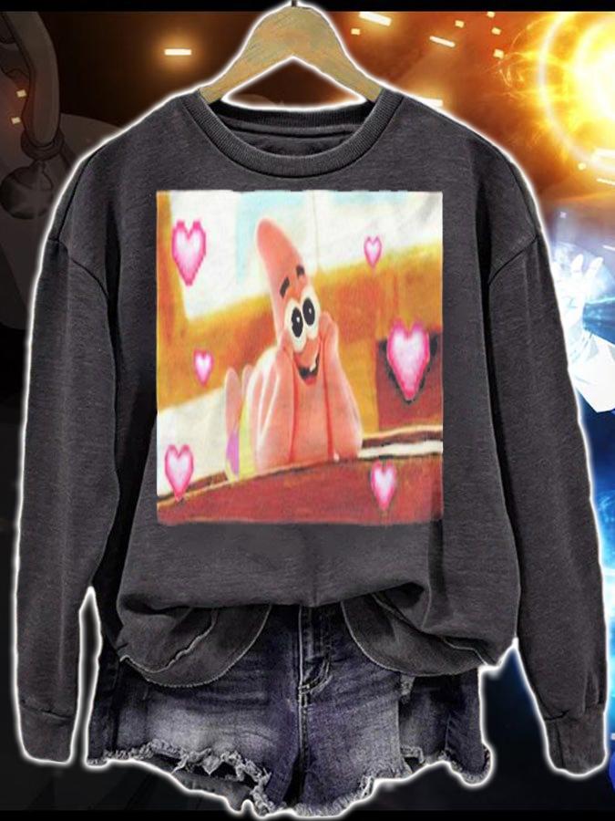 Patrick Star love gift T-shirt t-shirt sweatshirt