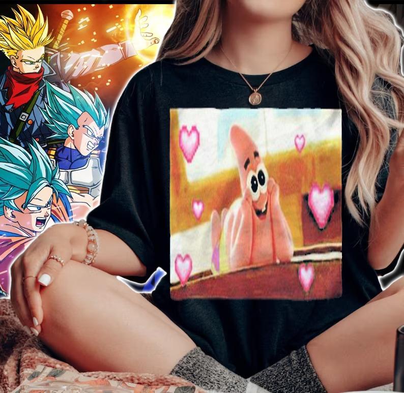 Patrick Star love gift T-shirt t-shirt woman shirt