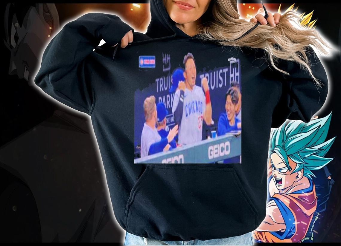 Seiya Suzuki Celebration Seiya Suzuki Had The Most Wholesome Reaction To Patrick Wisdom'S Game-Sealing Homer Shirt t-shirt hoodie