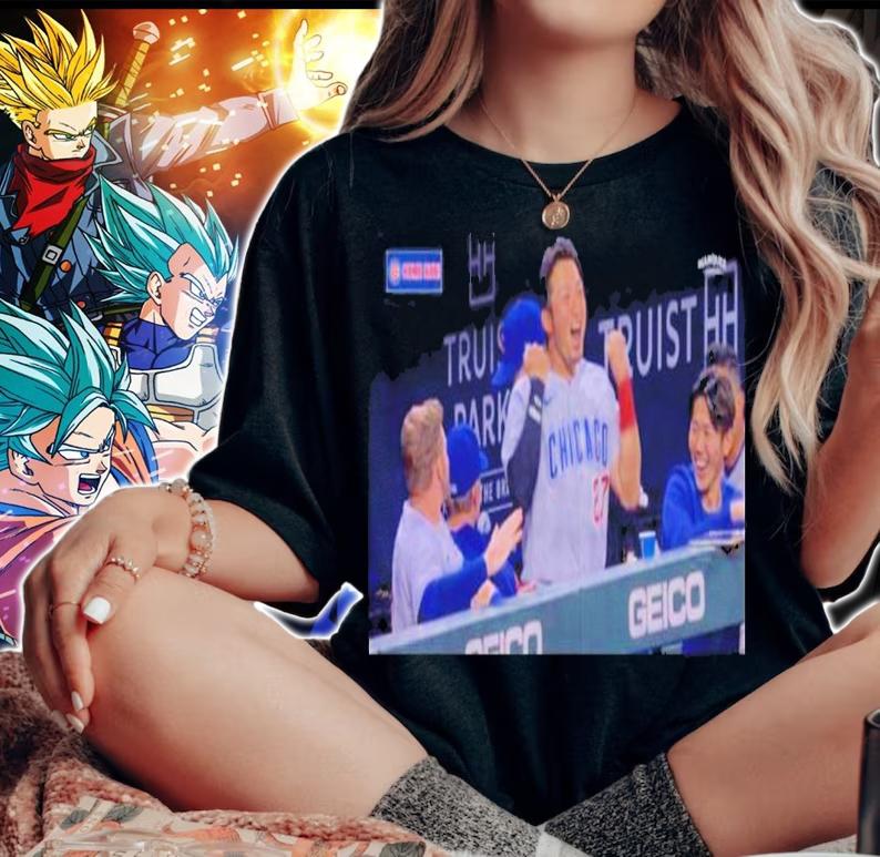 Seiya Suzuki Celebration Seiya Suzuki Had The Most Wholesome Reaction To Patrick Wisdom'S Game-Sealing Homer Shirt t-shirt woman shirt