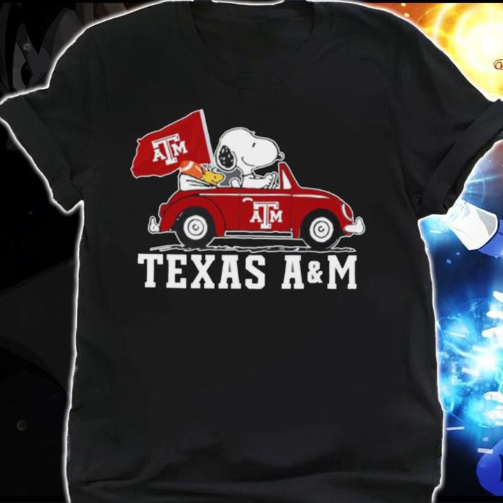 Texas A&M Aggies Snoopy And Woodstock t-shirt shirt