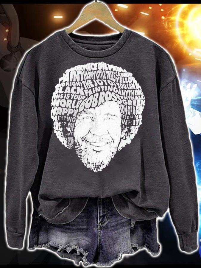 Bob Ross Licensed Quotes t-shirt sweatshirt