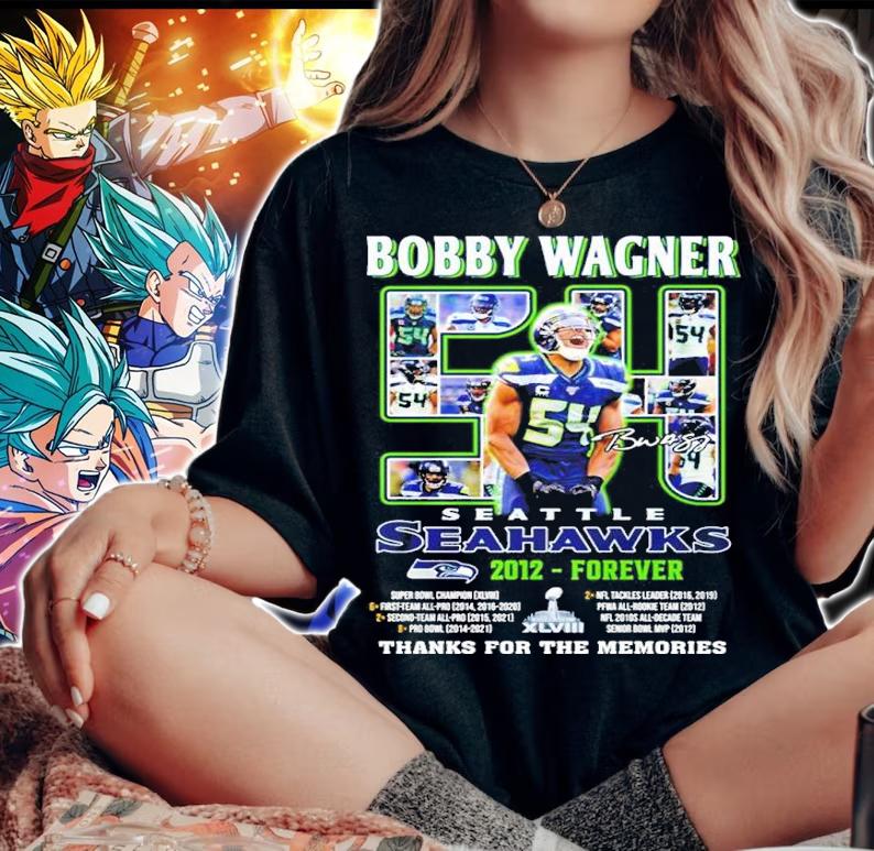 Bobby Wagner Seattle Seahawks 2012-Forever Super Bowl Champion Signature t-shirt woman shirt