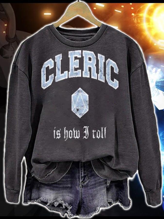 Cleric Class Fantasy Rpg D20 Ver2 Shirt sweatshirt
