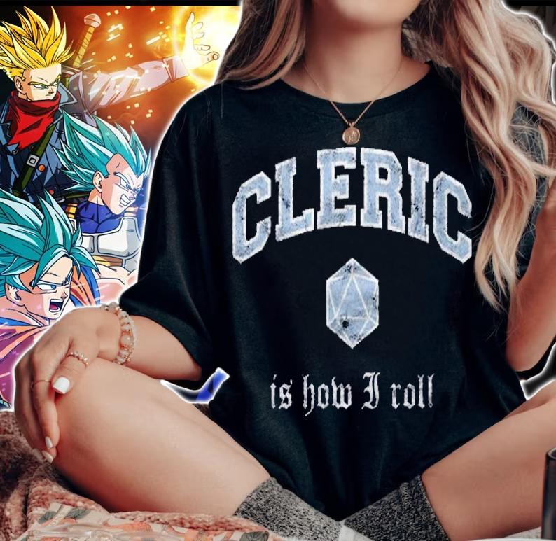 Cleric Class Fantasy Rpg D20 Ver2 Shirt woman shirt